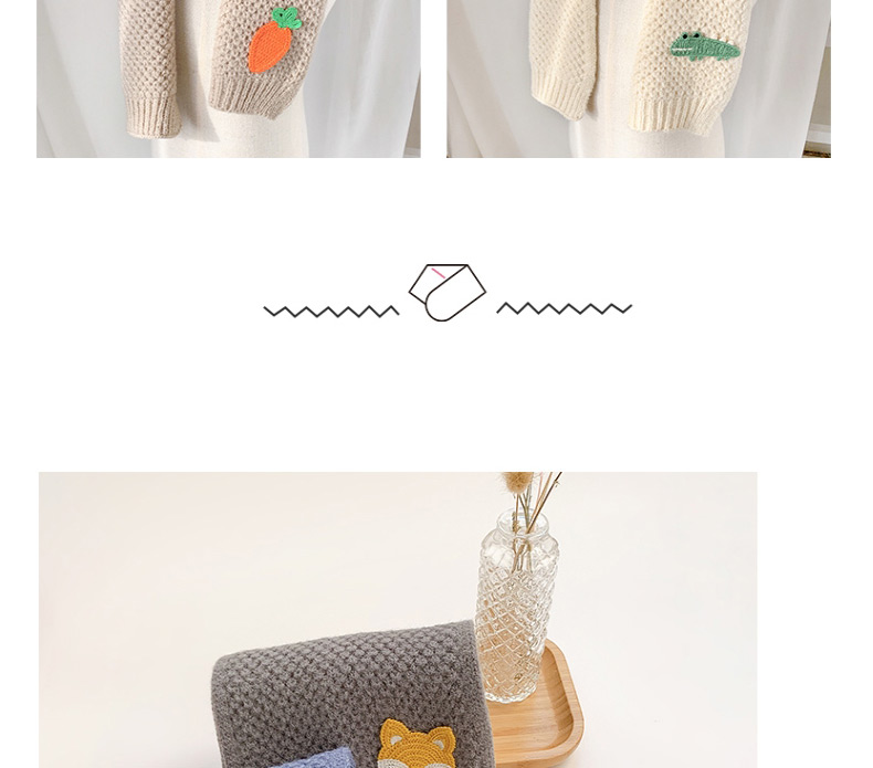 Fashion Crocodile【yellow】 Animal Wool Knitted Children S Scarf,knitting Wool Scaves
