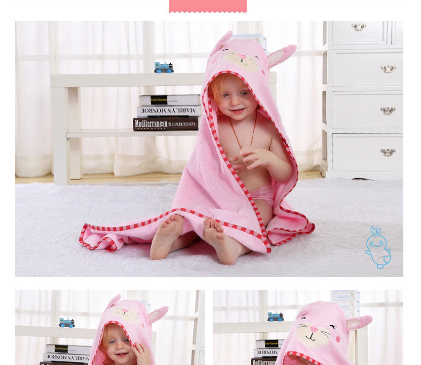 Fashion Little White Rabbit Shawl Animal Childrens Bathrobe Cloak,Kids Clothing