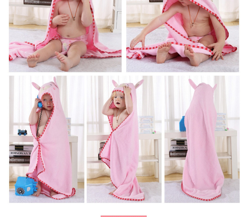 Fashion Little White Rabbit Shawl Animal Childrens Bathrobe Cloak,Kids Clothing