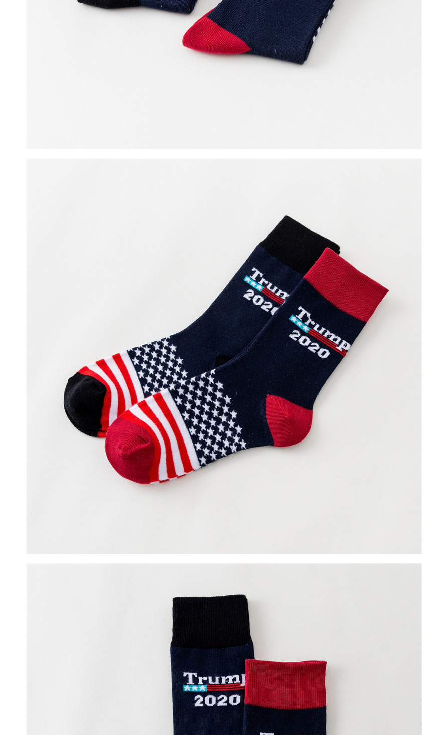 Fashion Black American Flag Striped Cotton Sports Socks,Fashion Socks