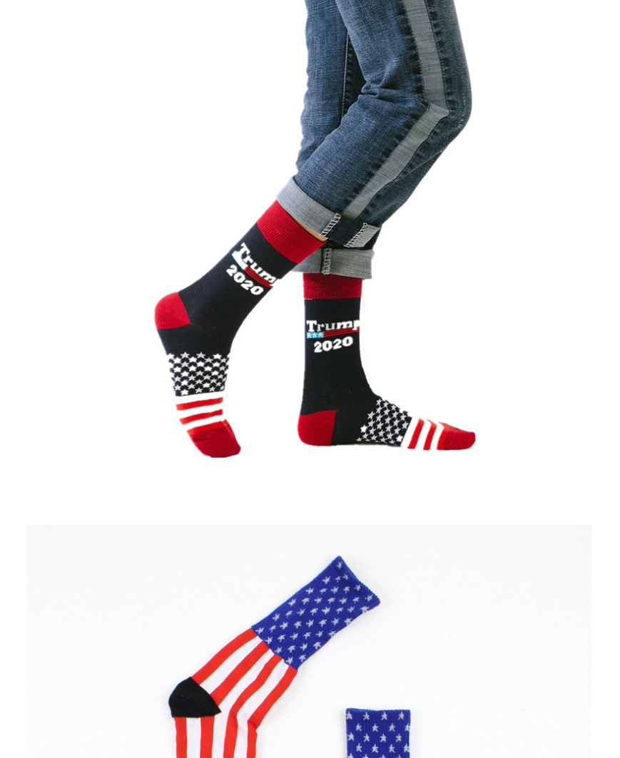 Fashion Stars And Stripes Blue Flag Maple Leaf Striped Cotton Sports Socks,Fashion Socks
