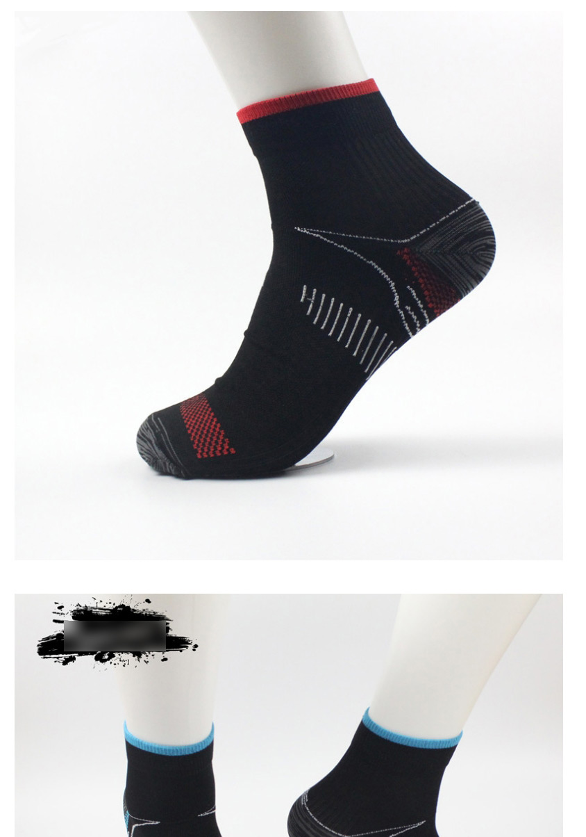 Fashion Red Socks With Contrast Stitching,Fashion Socks