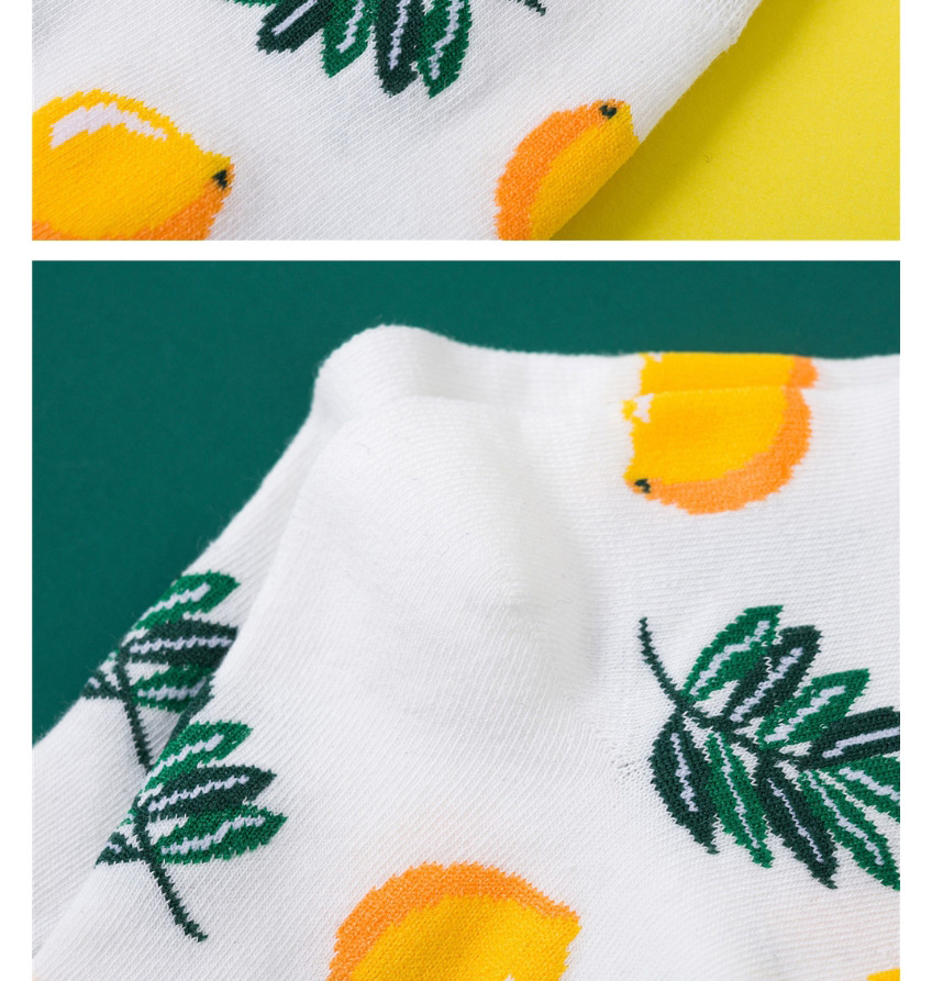 Fashion Orange Tropical Fruit Avocado Pineapple Cotton Stockings,Fashion Socks