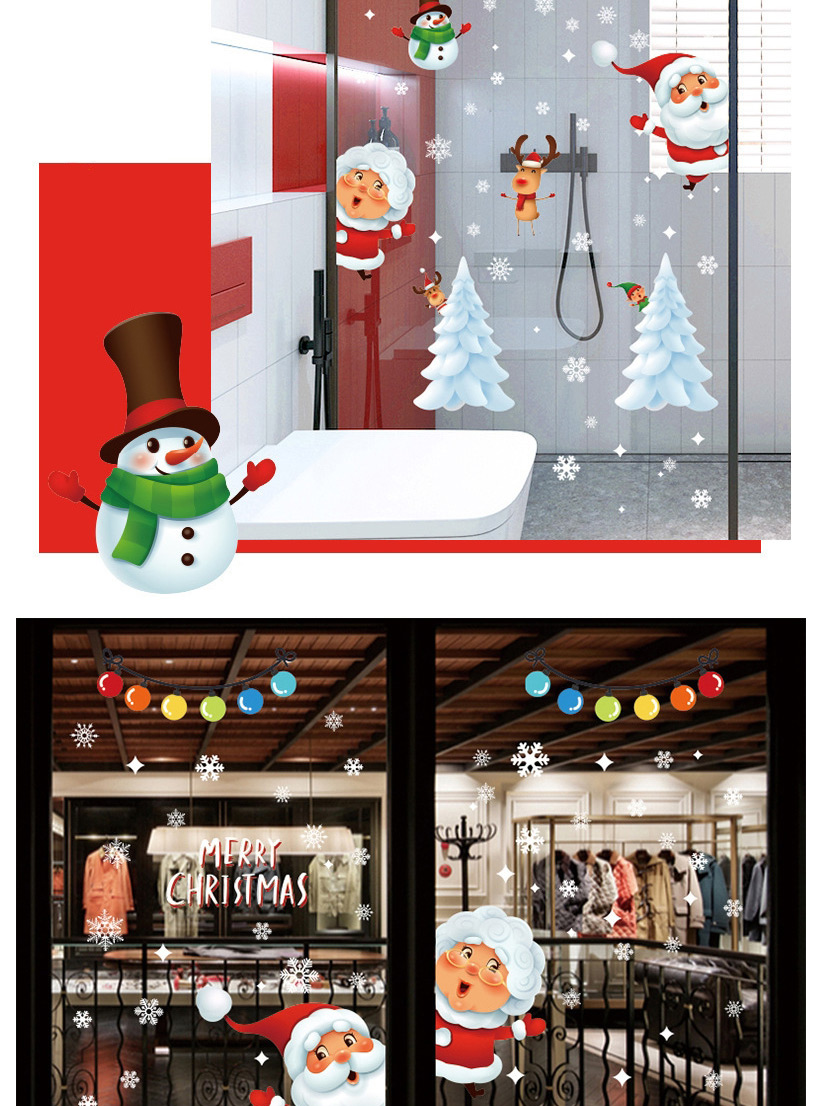 Fashion Christmas Tree Christmas Window Glass Door And Window Decoration Wall Sticker,Festival & Party Supplies
