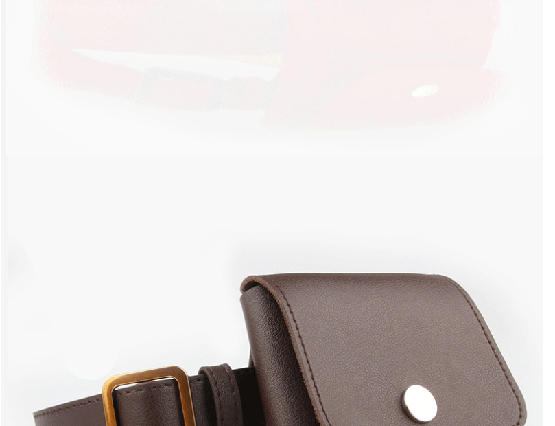 Fashion Coffee Waist Bag Key Mobile Phone Dual Purpose Thin Belt,Thin belts