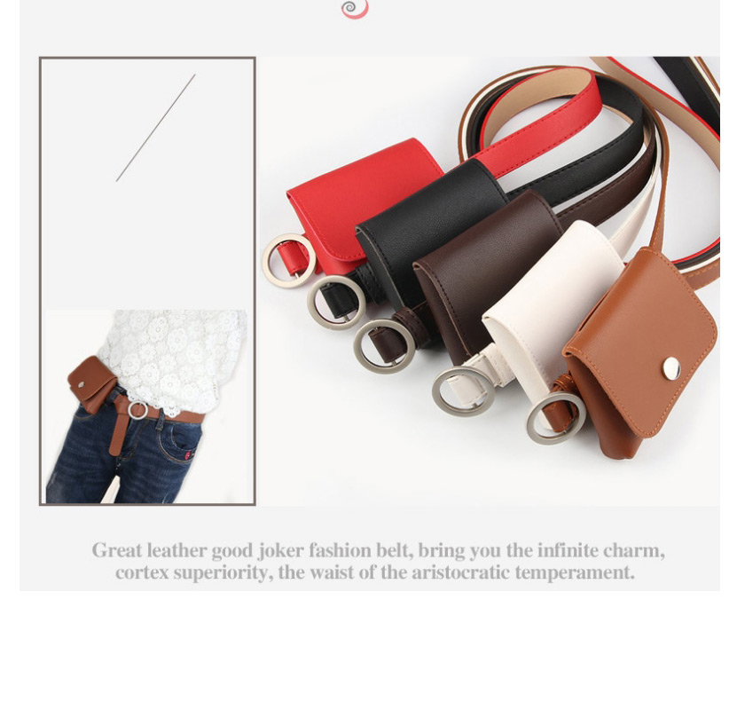 Fashion Camel Thin Belt Belt Bag Without Holes,Thin belts