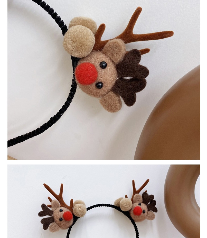 Fashion Set Of Red Christmas Elk Alloy Hairpin Headband,Head Band