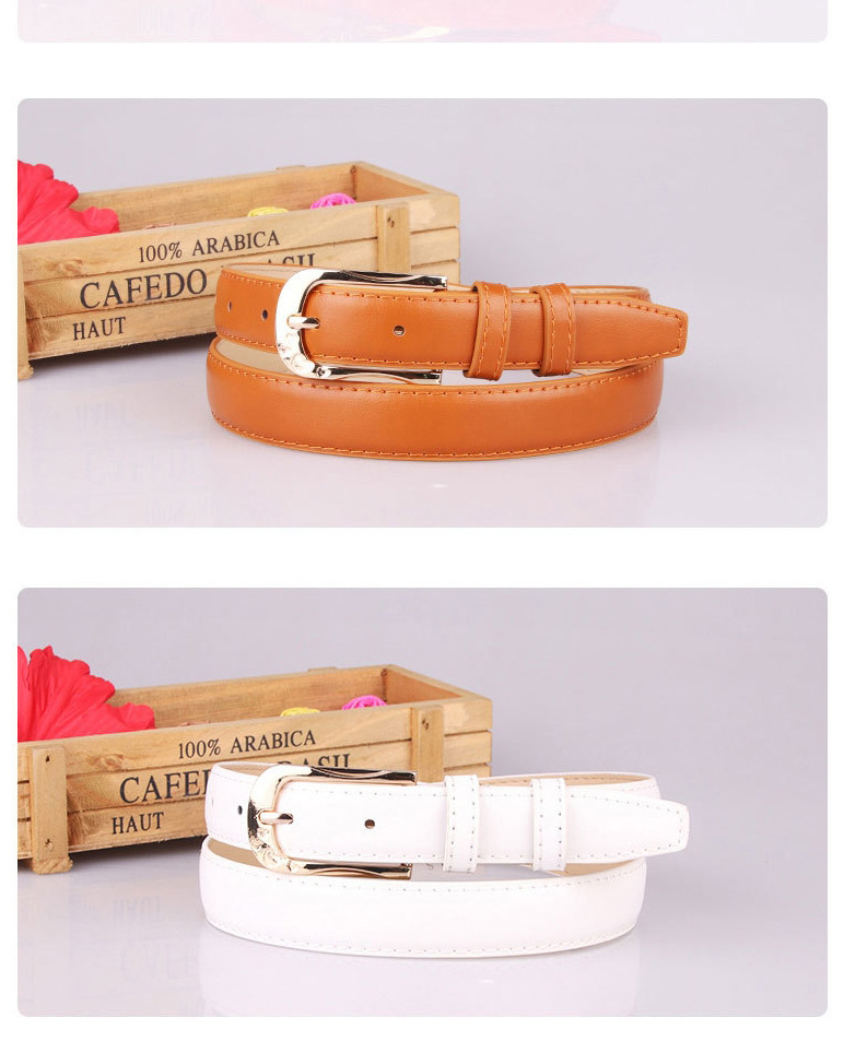 Fashion White Pu Leather Alloy Pin Buckle Carved Love Belt,Wide belts