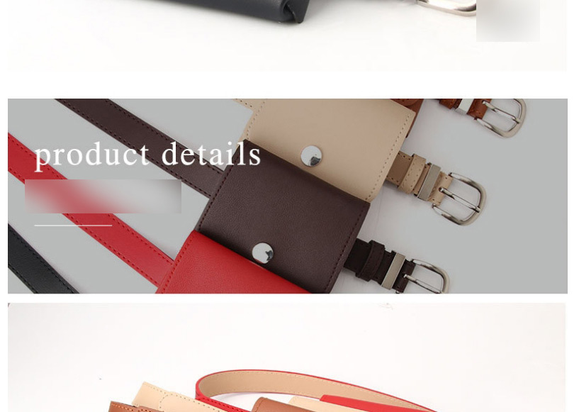 Fashion Camel Multifunctional Small Belt Bag With Japanese Buckle,Wide belts