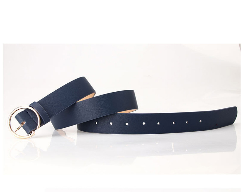Fashion Zhang Qing Letter Round Buckle Belt,Wide belts