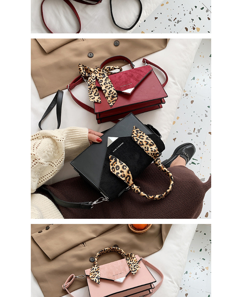 Fashion Khaki Silk Scarf Flap Gilded Letters Crossbody Shoulder Bag,Messenger bags