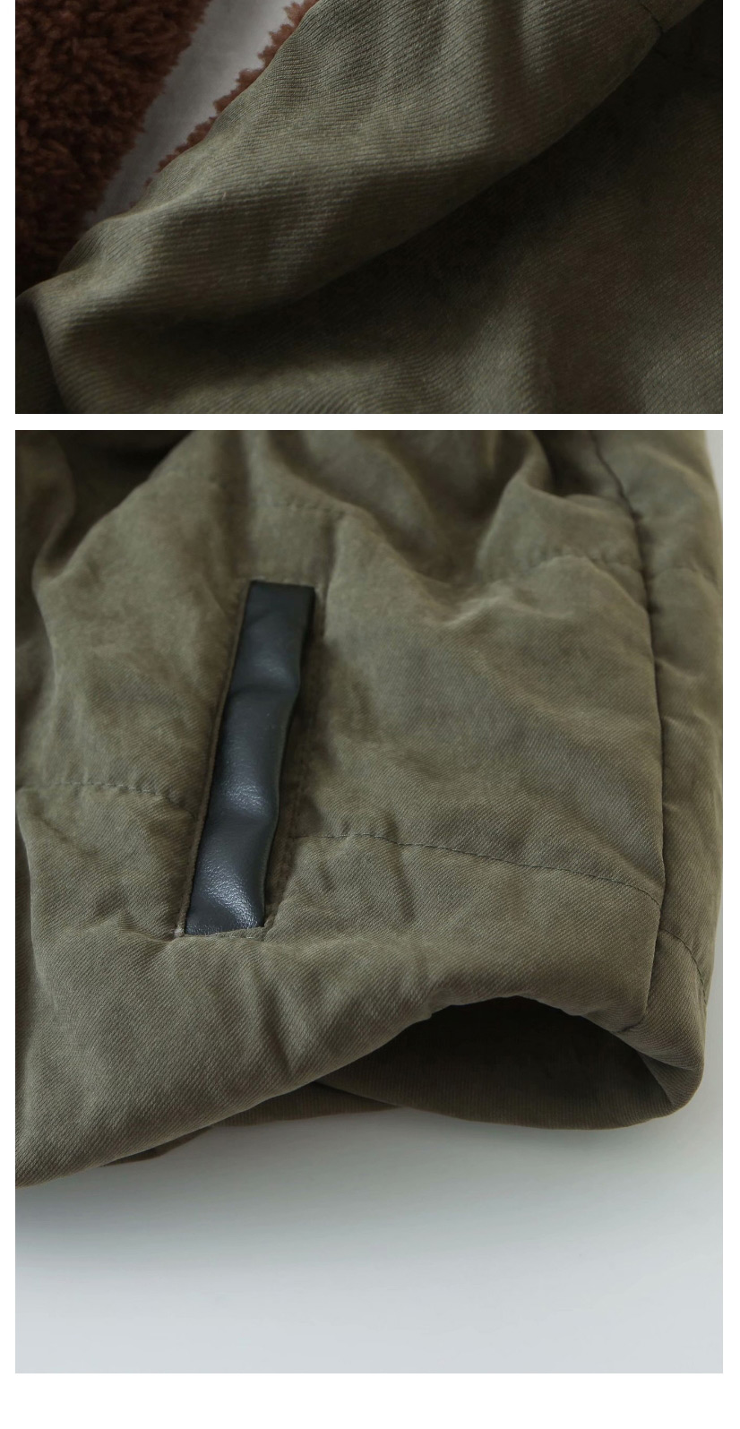 Fashion Armygreen Hooded Single-breasted Plus Size Vest Vest,Coat-Jacket