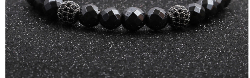 Fashion Gray Faceted Gallstone Micro-inlaid Zircon Diamond Ball Bracelet,Fashion Bracelets