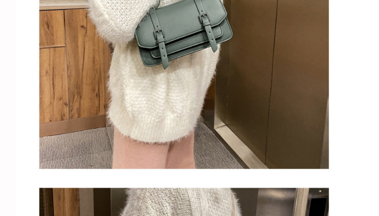 Fashion Coffee Color Woven Shoulder Strap Shoulder Messenger Bag,Shoulder bags