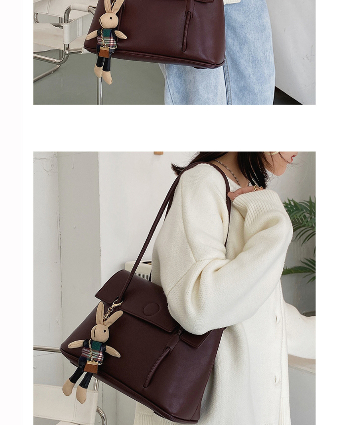 Fashion Khaki Bunny Flap Diagonal Shoulder Bag,Handbags