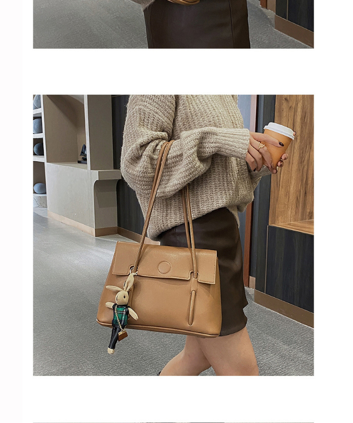 Fashion Red Wine Bunny Flap Diagonal Shoulder Bag,Handbags