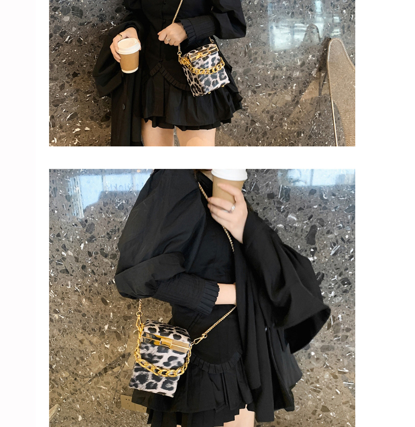 Fashion Leopard Chain Zebra Pattern Cow Pattern One-shoulder Messenger Bag,Handbags