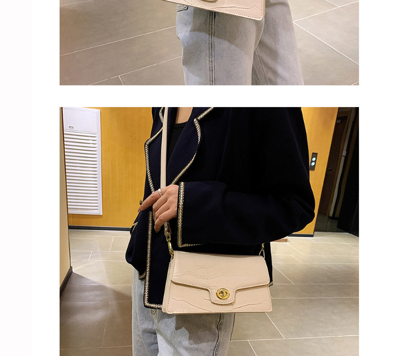 Fashion White Spaghetti Shoulder Bag With Stone Pattern,Shoulder bags