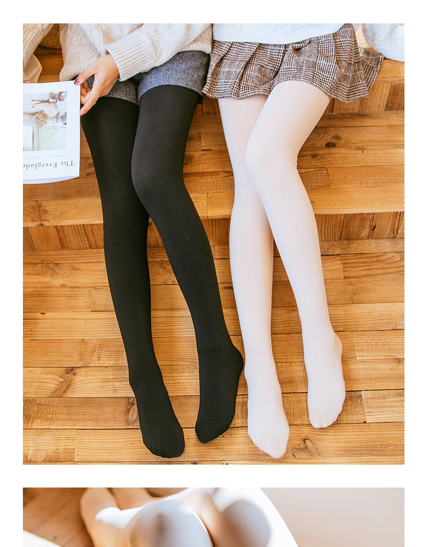 Fashion Black Stepped Foot 300 Grams Nylon (plus Velvet) Plus Velvet Thickening Bottoming Pantyhose,Fashion Stockings