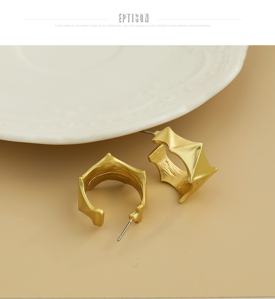 Fashion Gold Color Alloy Geometric Shape Ear Studs,Stud Earrings