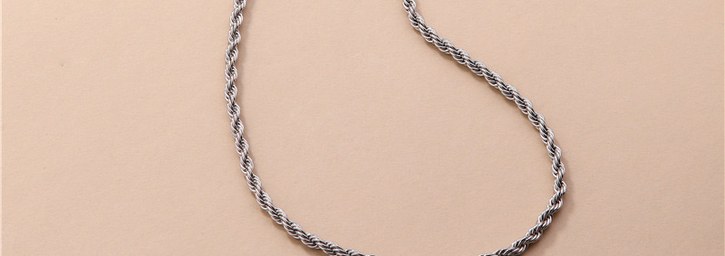 Fashion Gold Whip Chain Thin Side Alloy Necklace,Chains