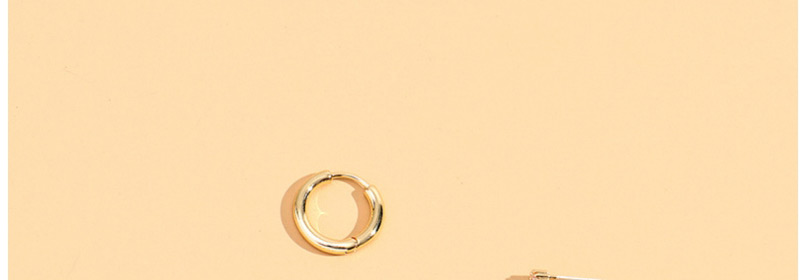 Fashion Gold Color Diamond Chain Geometric Alloy Earring Set,Jewelry Sets