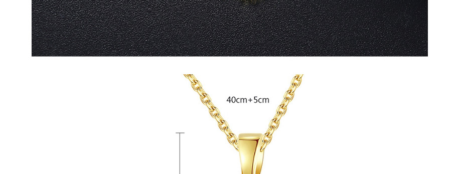 Fashion Gold Copper Inlaid Zircon Flower Contrast Necklace,Necklaces