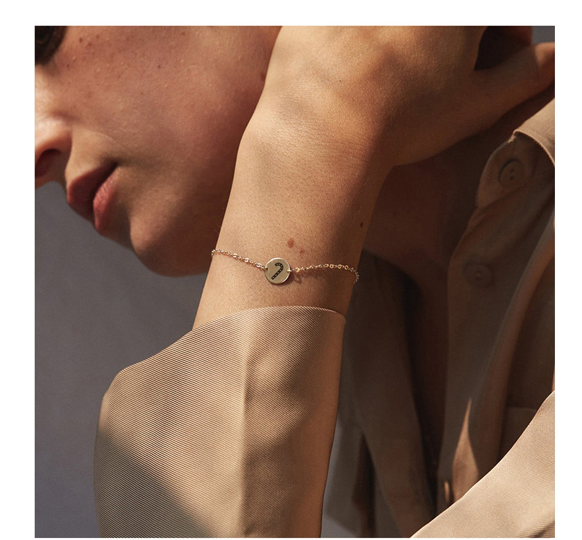Fashion Rose Gold Color Gift Christmas Snowman Elk Geometric Titanium Steel Pendant Bracelet (9mm),Bracelets