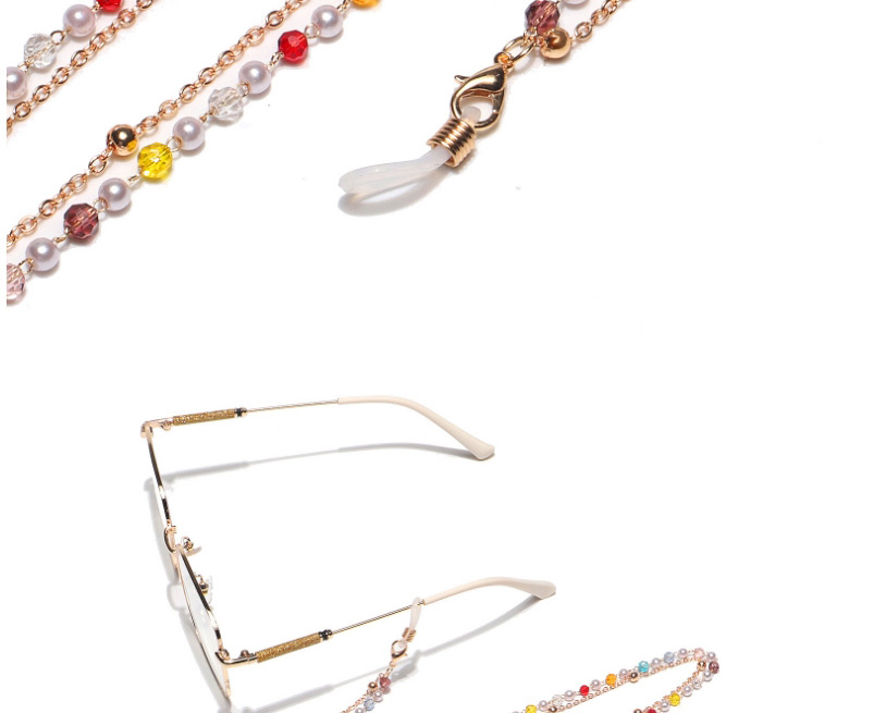 Fashion Color Handmade Crystal Bead Glasses Chain,Sunglasses Chain