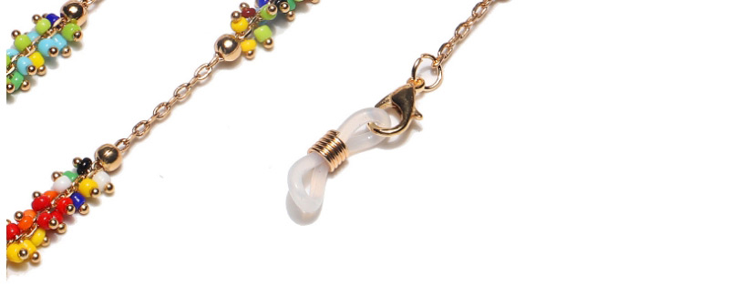 Fashion Color Handmade Chain Beaded Rice Bead Glasses Chain,Sunglasses Chain