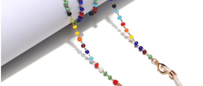 Fashion Color Handmade Chain Rice Beads Beaded Glasses Chain,Sunglasses Chain
