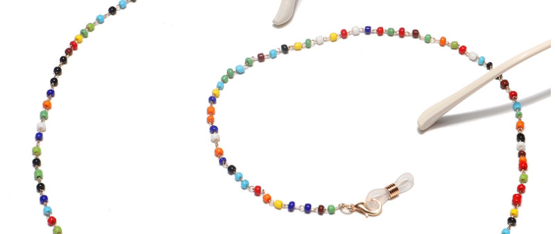 Fashion Color Handmade Chain Rice Beads Beaded Glasses Chain,Sunglasses Chain
