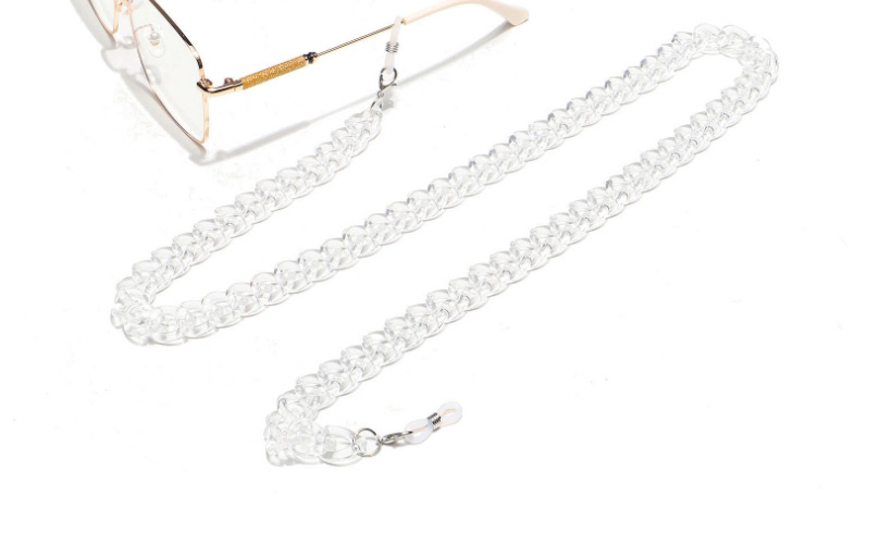 Fashion Transparent Resin Acrylic Thick Chain Environmental Protection Glasses Chain,Sunglasses Chain