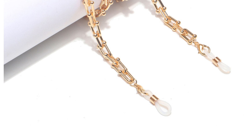 Fashion Gold Color Color Retention Geometric Thick Chain Alloy Non-slip Glasses Chain,Sunglasses Chain