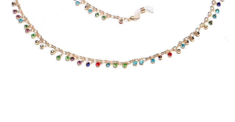 Fashion Color Handmade Chain Diamond Pendant Alloy Glasses Chain,Sunglasses Chain