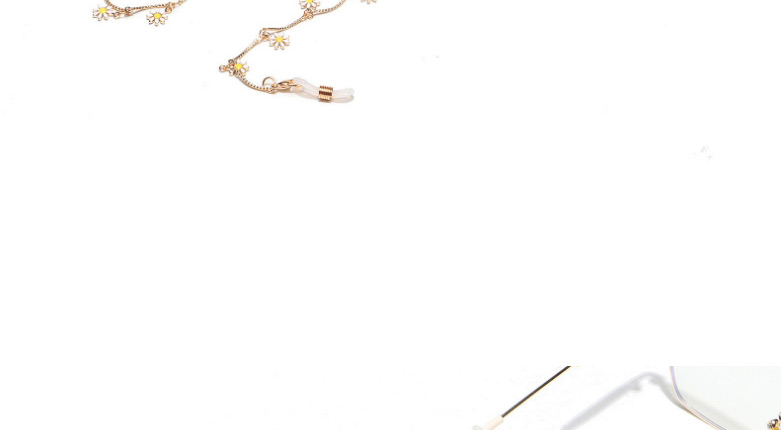 Fashion Gold Color Handmade Chain Gold Small Daisy Pendant Glasses Chain,Sunglasses Chain