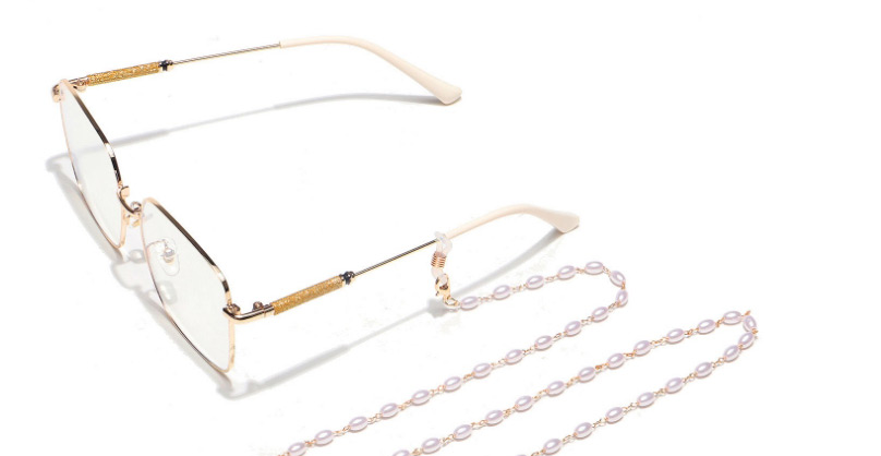Fashion Gold Color Rice Pearl Beaded Glasses Chain,Sunglasses Chain