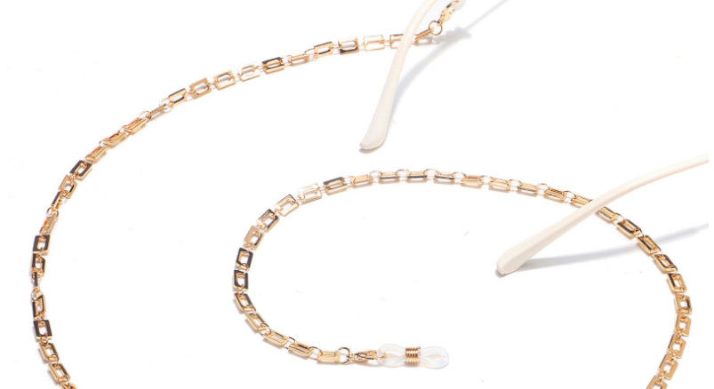Fashion Gold Color Handmade Color-preserving Copper Rectangular Glasses Chain,Sunglasses Chain