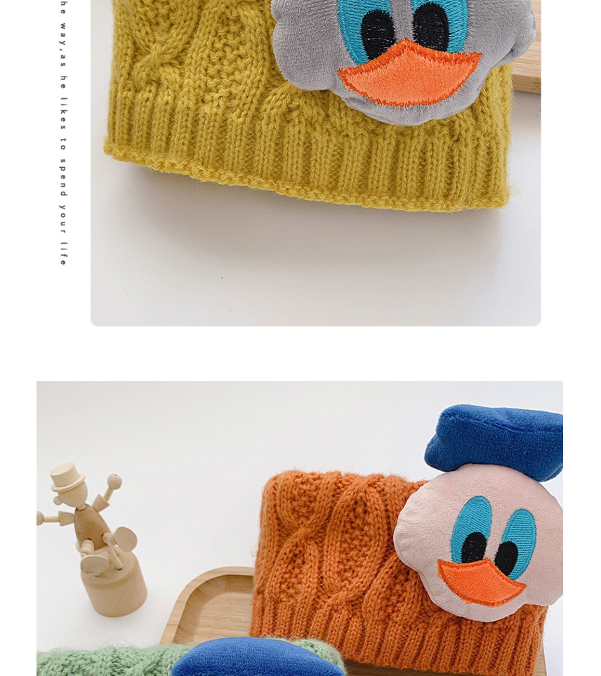 Fashion [orange] 6 Months-10 Years Old Little Duck Children Thick Scarf Collar,knitting Wool Scaves