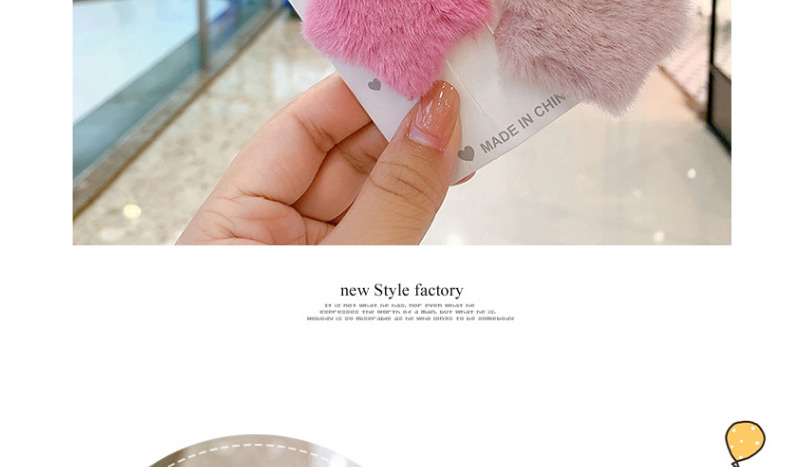 Fashion 【yellow】 Plush Five-pointed Star Mouse Alloy Hairpin For Children,Kids Accessories
