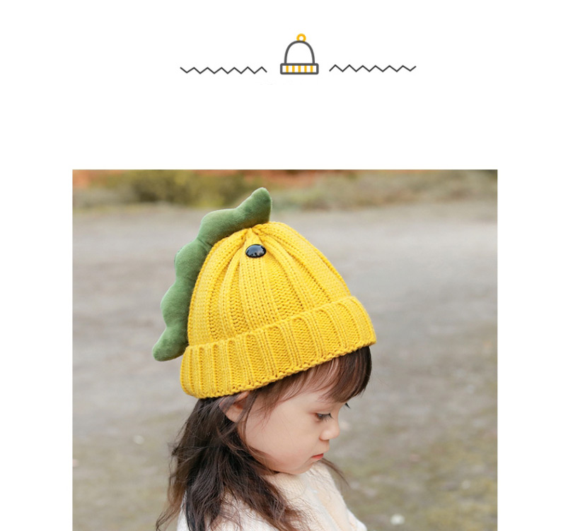 Fashion Little Dinosaur [beige] 6 Months -6 Years Old Dinosaur Wool Knitted Children Hat,Children