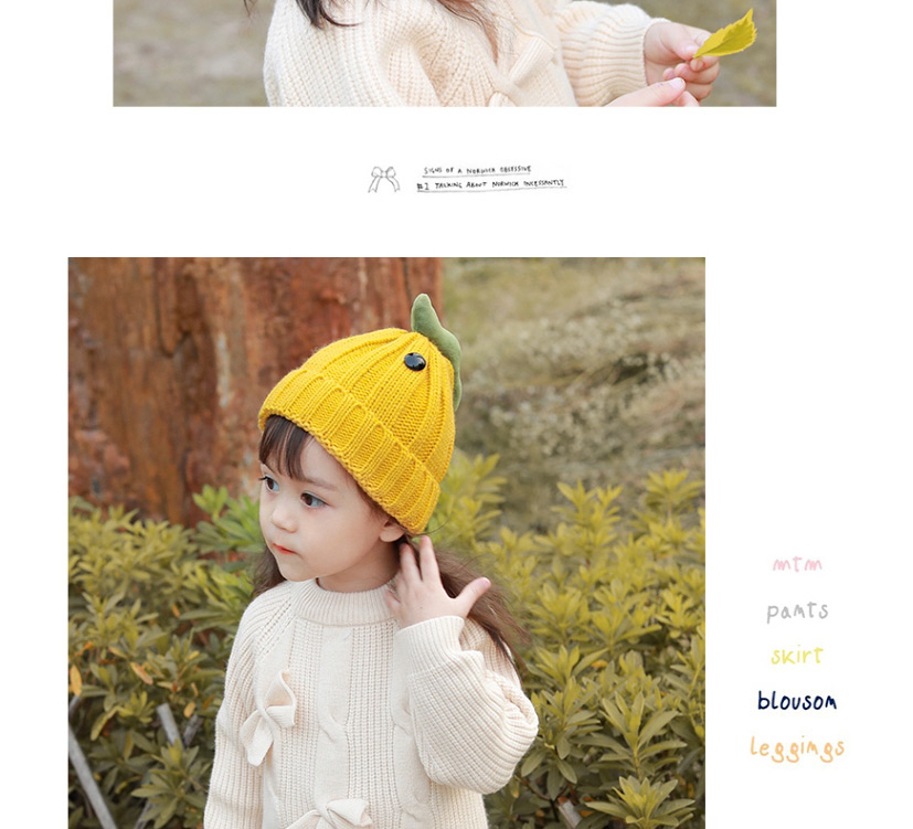 Fashion Little Dinosaur [beige] 6 Months -6 Years Old Dinosaur Wool Knitted Children Hat,Children