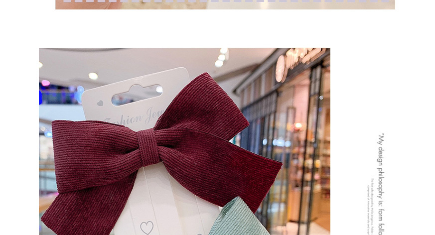 Fashion B Bow Hairpin [wine Red] Small Bowknot Fabric Alloy Childrens Hairpin,Kids Accessories