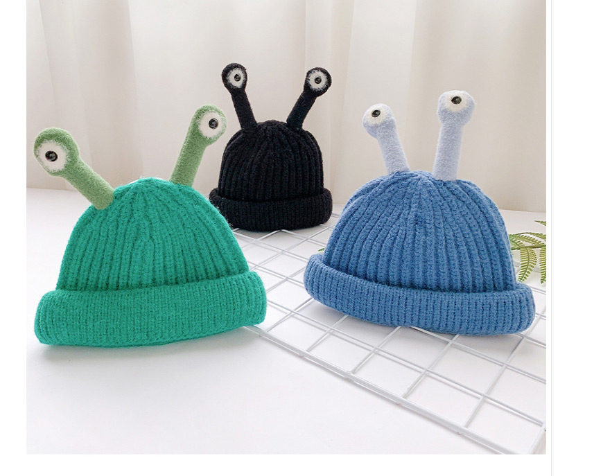 Fashion Light Green 6 Months-4 Years Old Knitted Woolen Frog Children Hat,Children