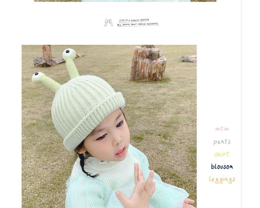 Fashion Light Green 6 Months-4 Years Old Knitted Woolen Frog Children Hat,Children
