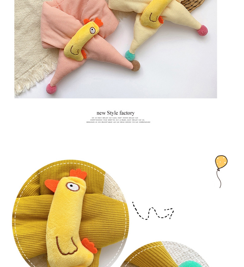 Fashion [beige] 6 Months-10 Years Old Little Chicken Doll Thickened Childrens Scarf,knitting Wool Scaves