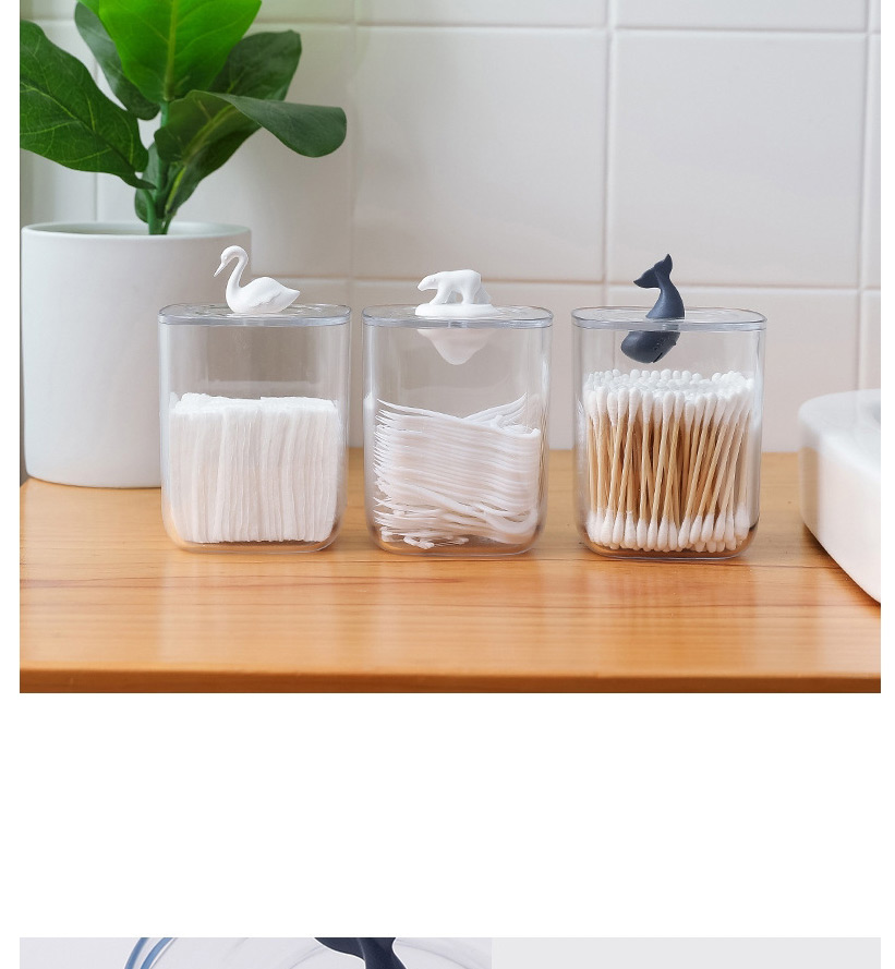 Fashion Whale Animal Tabletop Dustproof Cotton Swabs And Cotton Storage Box,Household goods