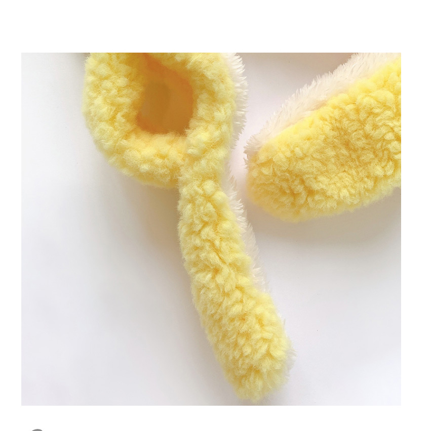 Fashion Yellow 6 Months-5 Years Old Big Eyes Cute Plush Children Hat Scarf,knitting Wool Scaves