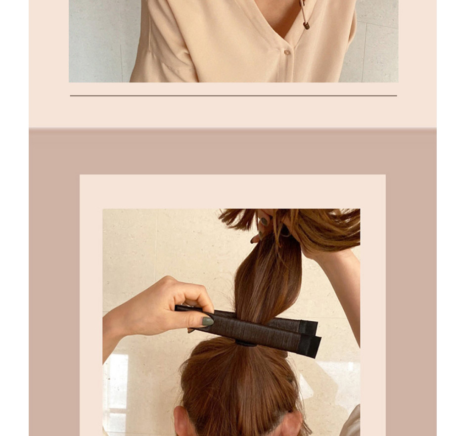 Fashion Deep Coffee Ponytail Buckle Hair Fixer,Hair Ring