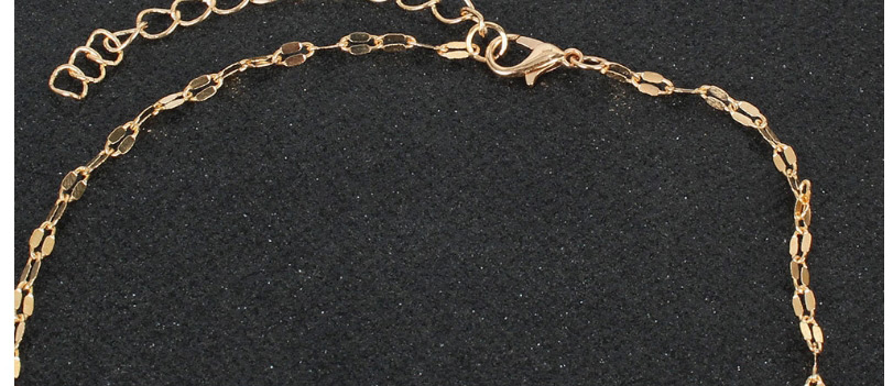 Fashion Golden Thin Chain Alloy Necklace,Chokers